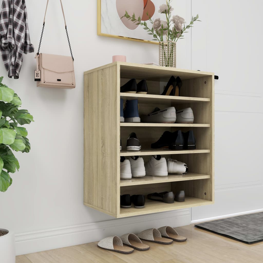 Armoire à chaussures Chêne sonoma 60x35x70 cm Bois d’ingénierie - XIOS