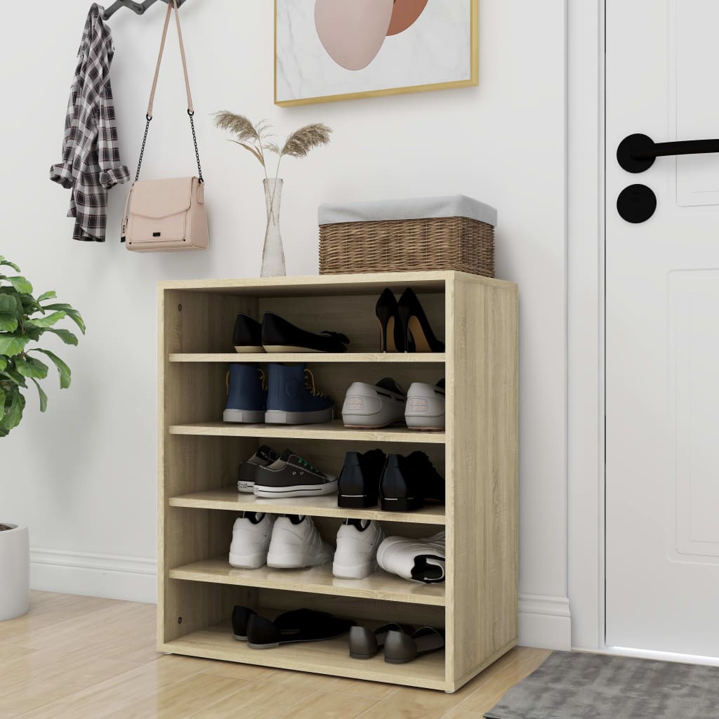 Armoire à chaussures Chêne sonoma 60x35x70 cm Bois d’ingénierie - XIOS
