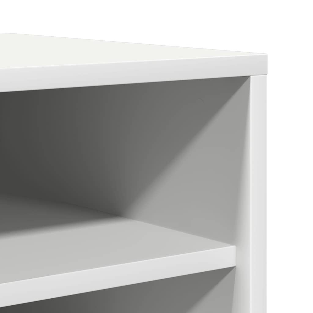 Armoire à chaussures Blanc 60x35x92 cm Bois d’ingénierie - XIOS