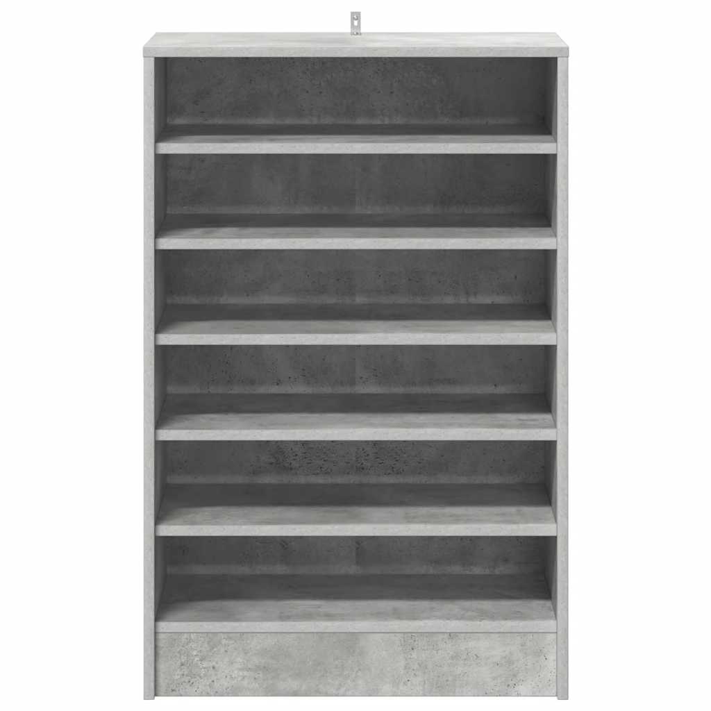 Armoire à chaussures Gris béton 60x35x92 cm Bois d’ingénierie - XIOS