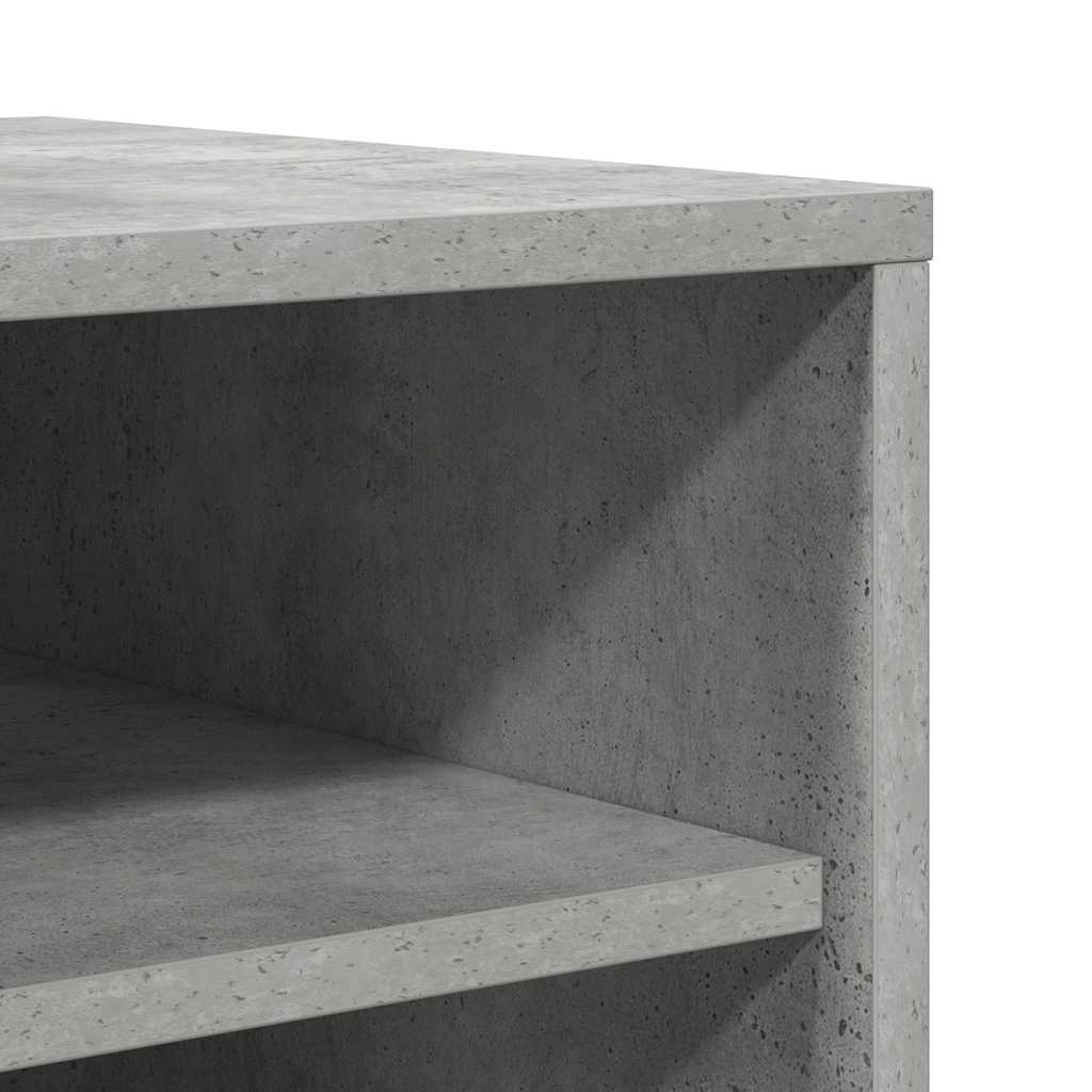 Armoire à chaussures Gris béton 60x35x92 cm Bois d’ingénierie - XIOS