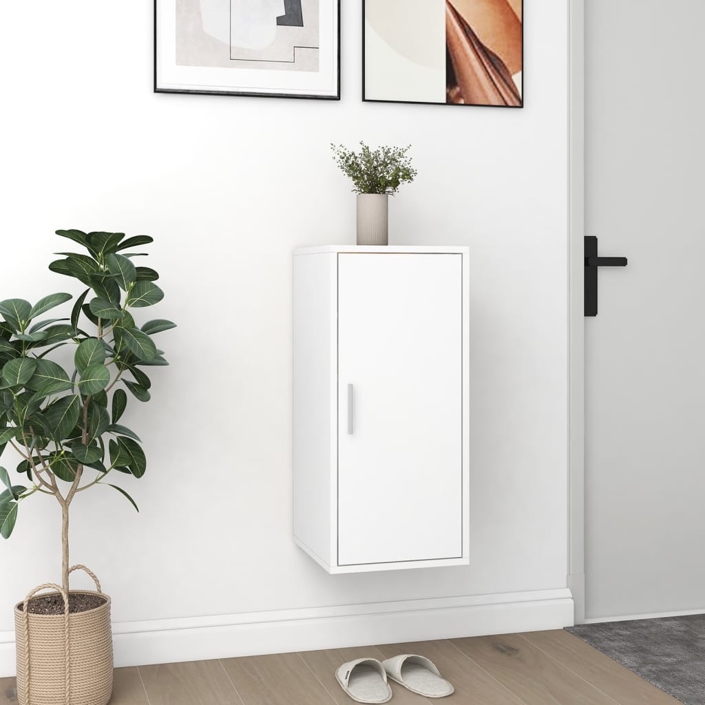 Armoire à chaussures Blanc 32x35x70 cm Bois d’ingénierie - XIOS