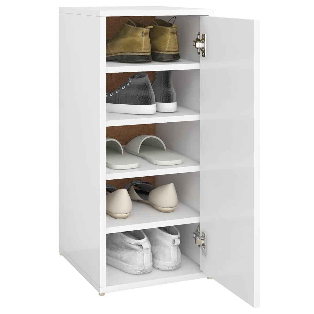 Armoire à chaussures Blanc 32x35x70 cm Bois d’ingénierie - XIOS
