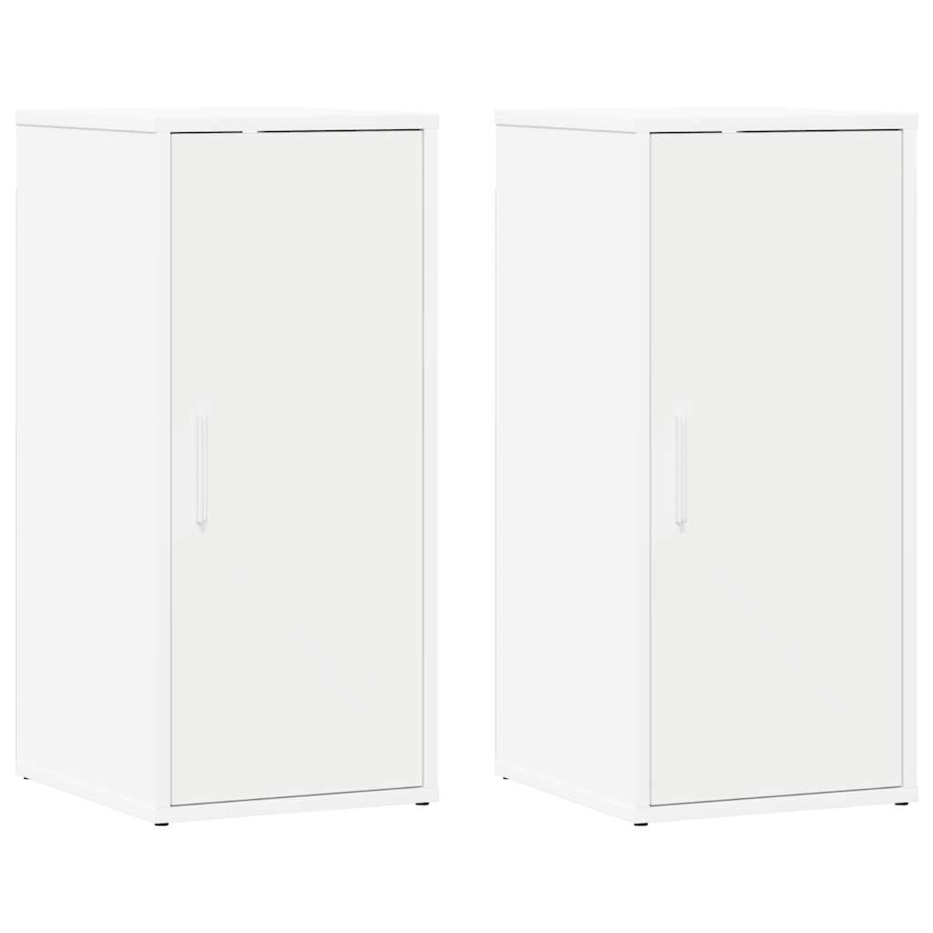 Armoires à chaussures 2 pcs Blanc 32x35x70 cm Aggloméré - XIOS