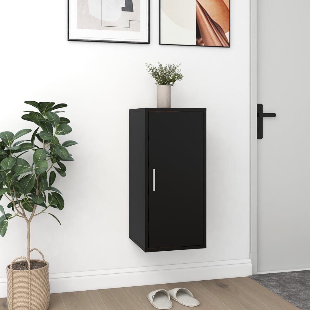 Armoire à chaussures Noir 32x35x70 cm Bois d’ingénierie - XIOS