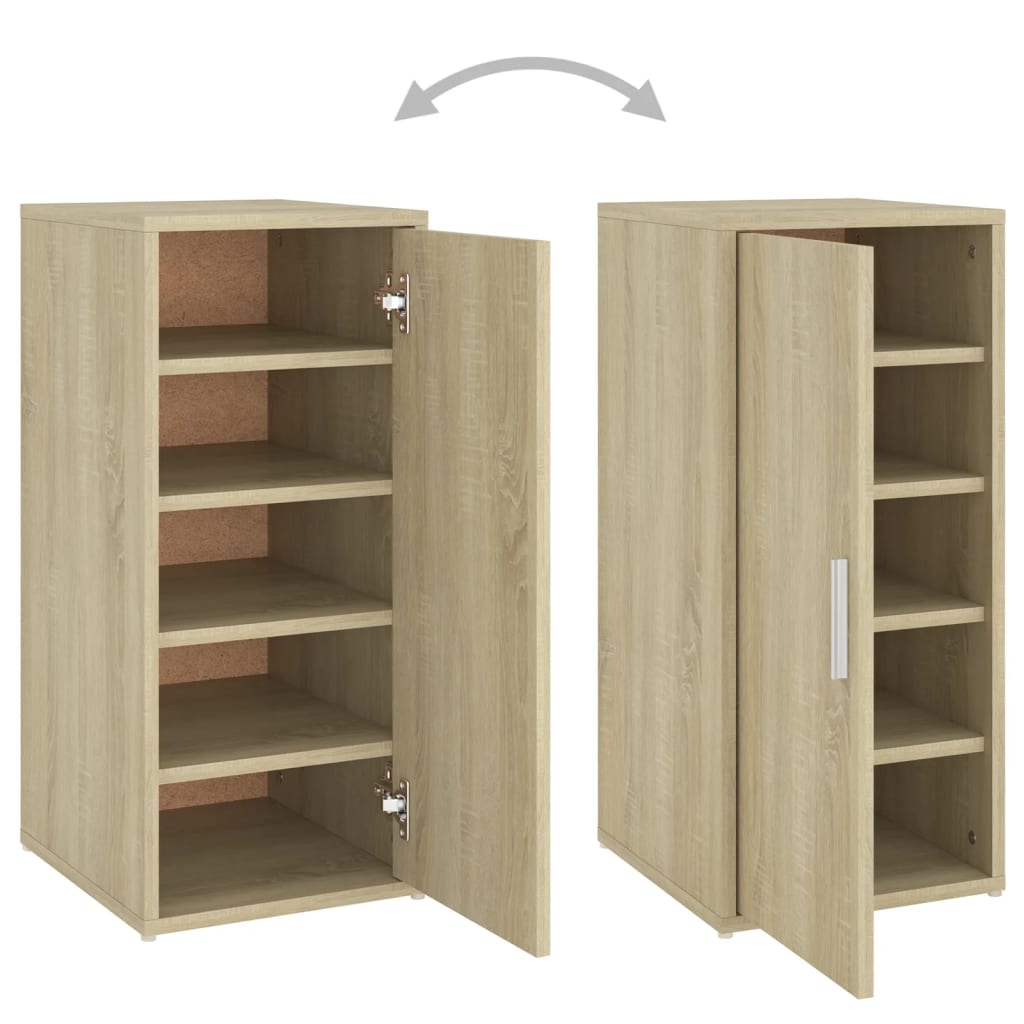 Armoire à chaussures Chêne sonoma 32x35x70 cm Aggloméré - XIOS
