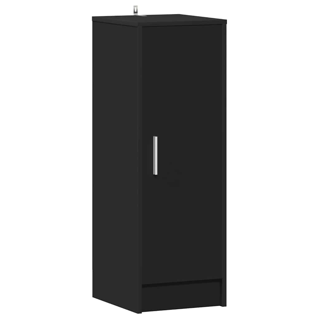 Armoire à chaussures Noir 32x35x92 cm Bois d’ingénierie - XIOS