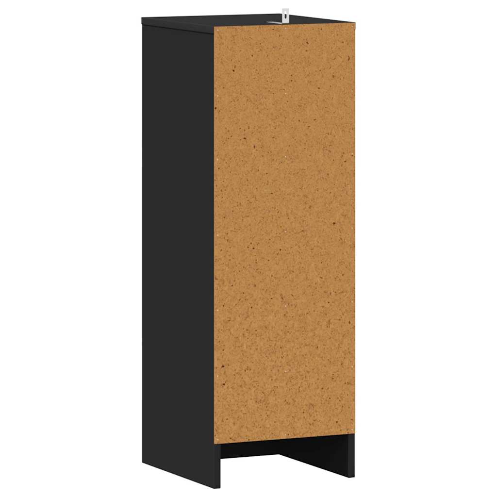 Armoire à chaussures Noir 32x35x92 cm Bois d’ingénierie - XIOS
