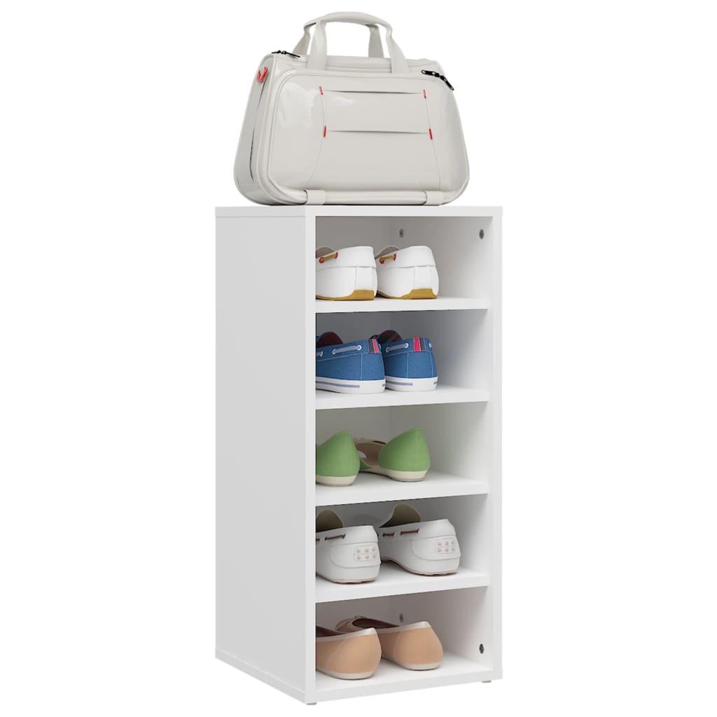 Armoire à chaussures Blanc 31,5x35x70 cm Bois d'ingénierie - XIOS