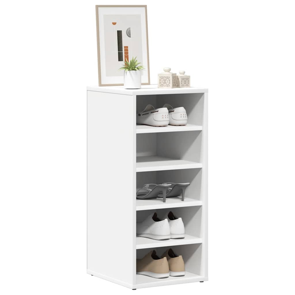 Armoires à chaussures 2pcs Blanc 31,5x35x70cm Bois d'ingénierie - XIOS