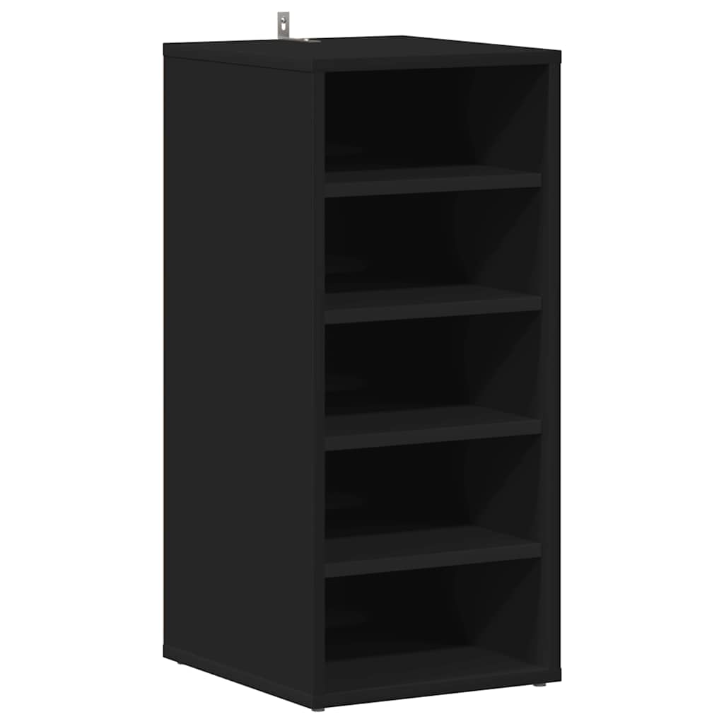 Armoire à chaussures Noir 31,5x35x70 cm Aggloméré - XIOS