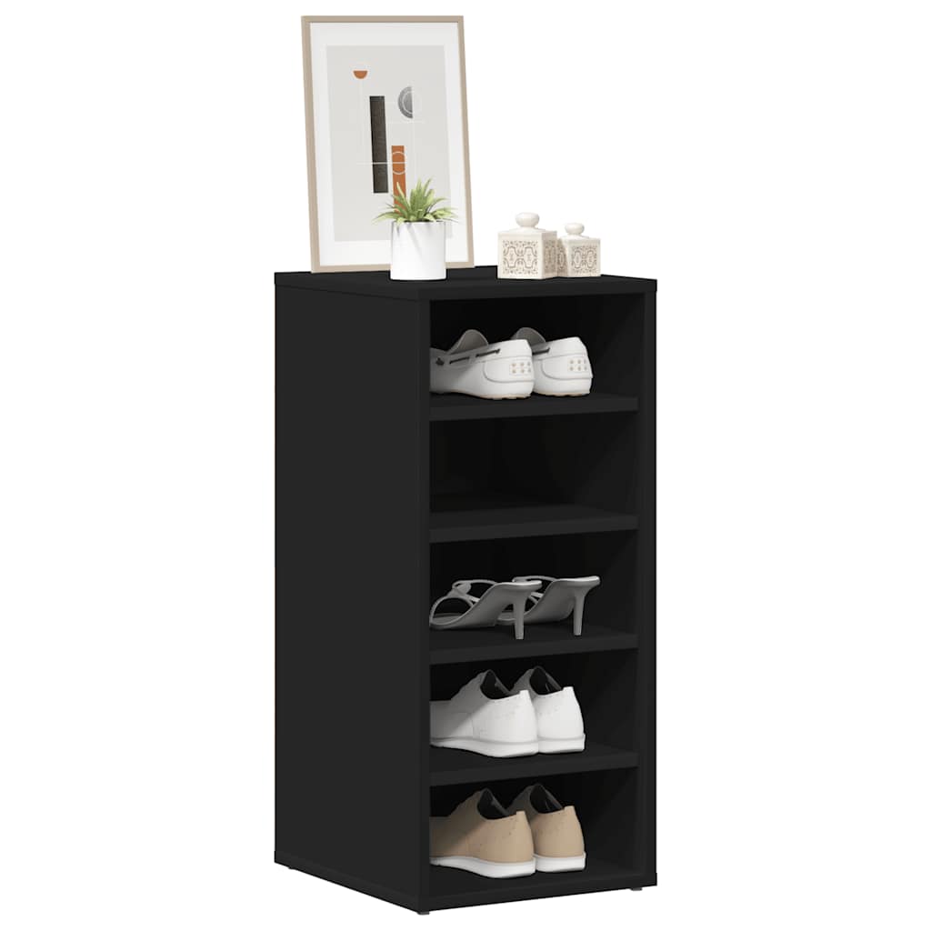 Armoire à chaussures Noir 31,5x35x70 cm Aggloméré - XIOS