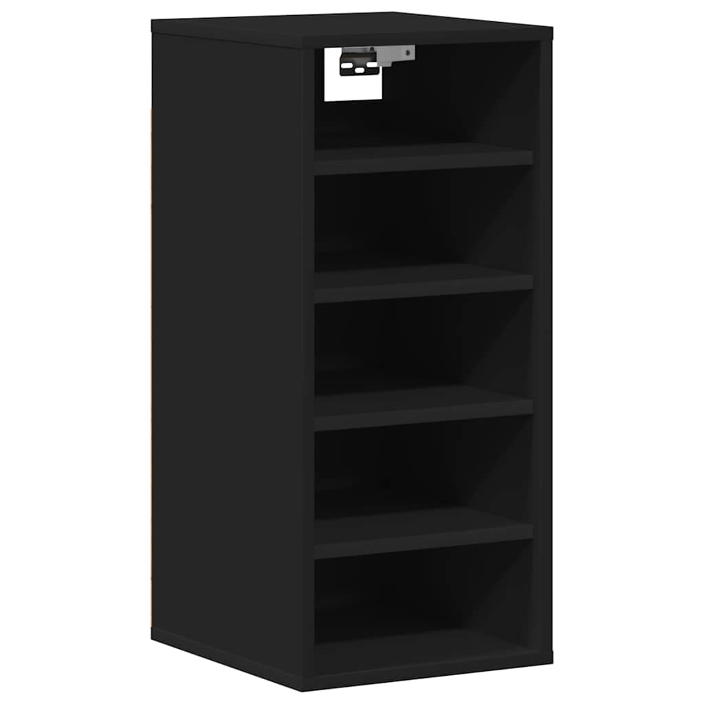 Armoires à chaussures 2 pcs Noir 31,5x35x70cm Bois d'ingénierie - XIOS