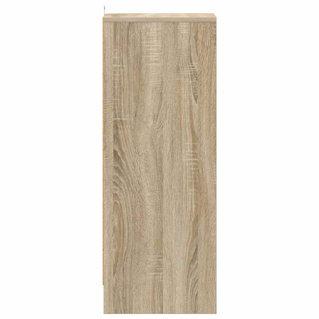 Armoire à chaussures Chêne Sonoma 31,5x35x90 cm Bois ingénierie - XIOS