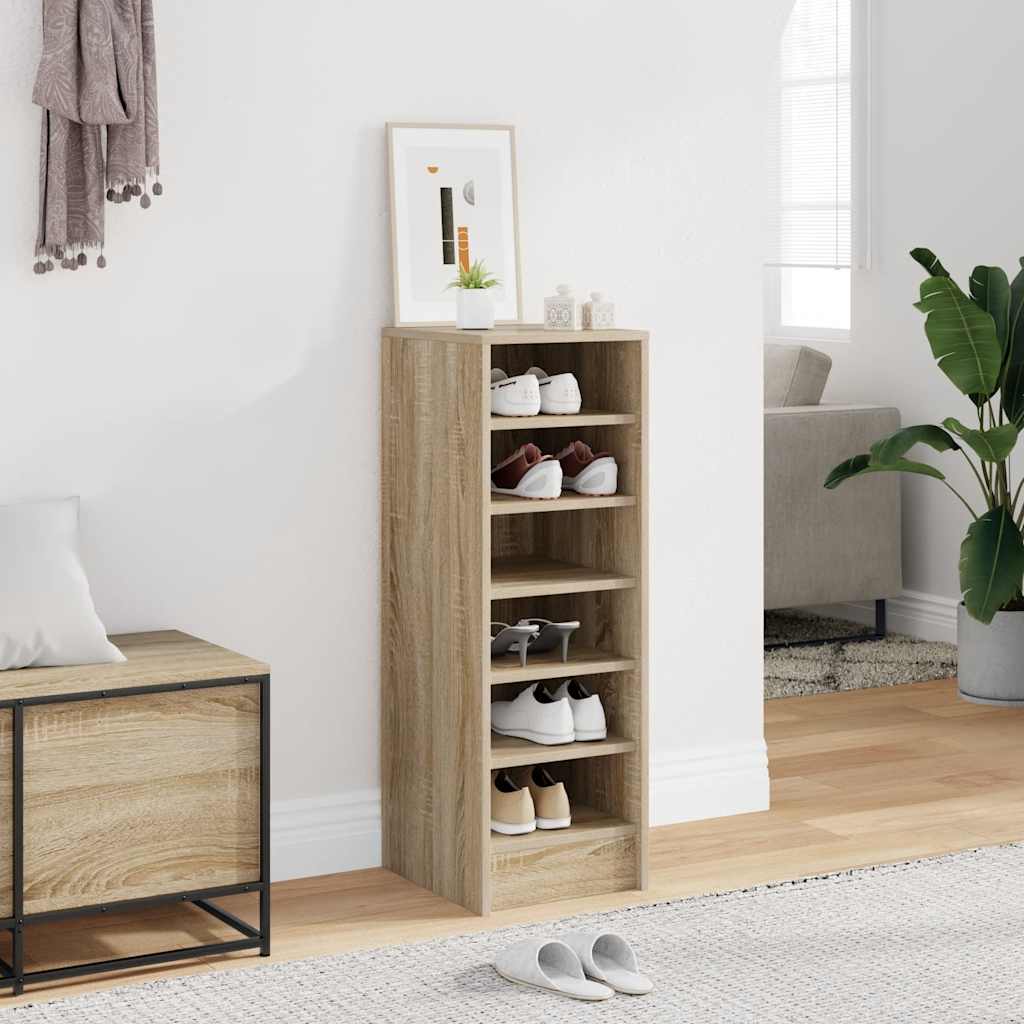 Armoire à chaussures Chêne Sonoma 31,5x35x90 cm Bois ingénierie - XIOS