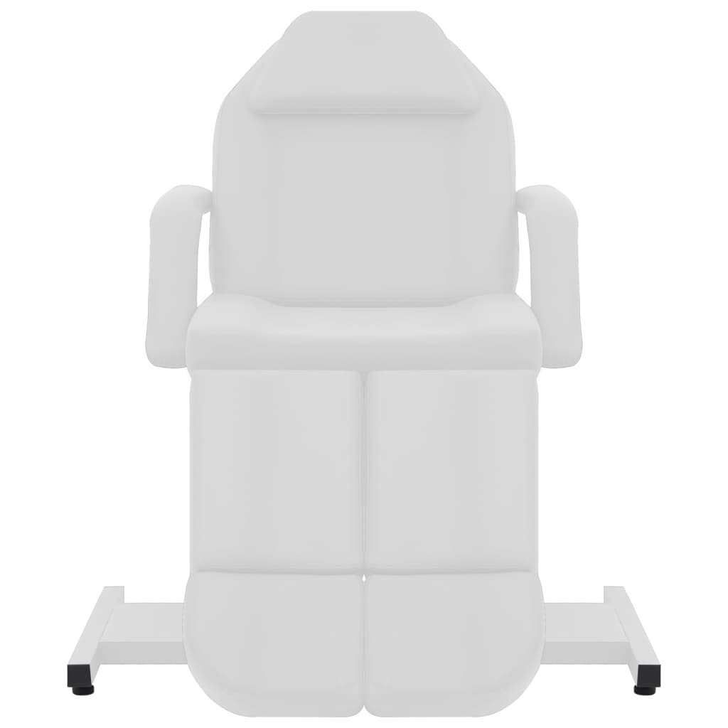 Chaise de traitement de beauté Similicuir Blanc 180x62x78 cm