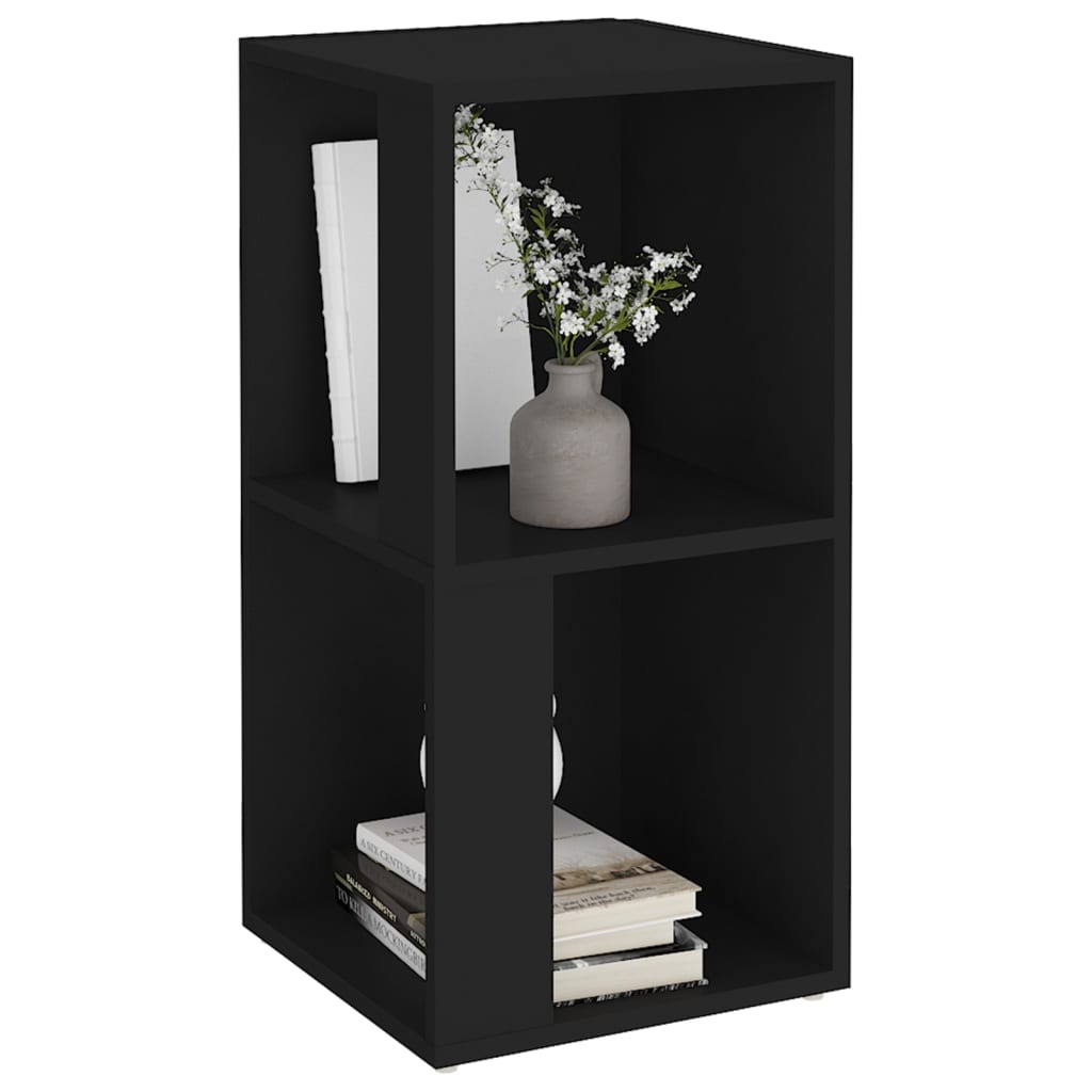 Armoire d'angle Noir 33x33x67 cm Bois d'ingénierie - XIOS