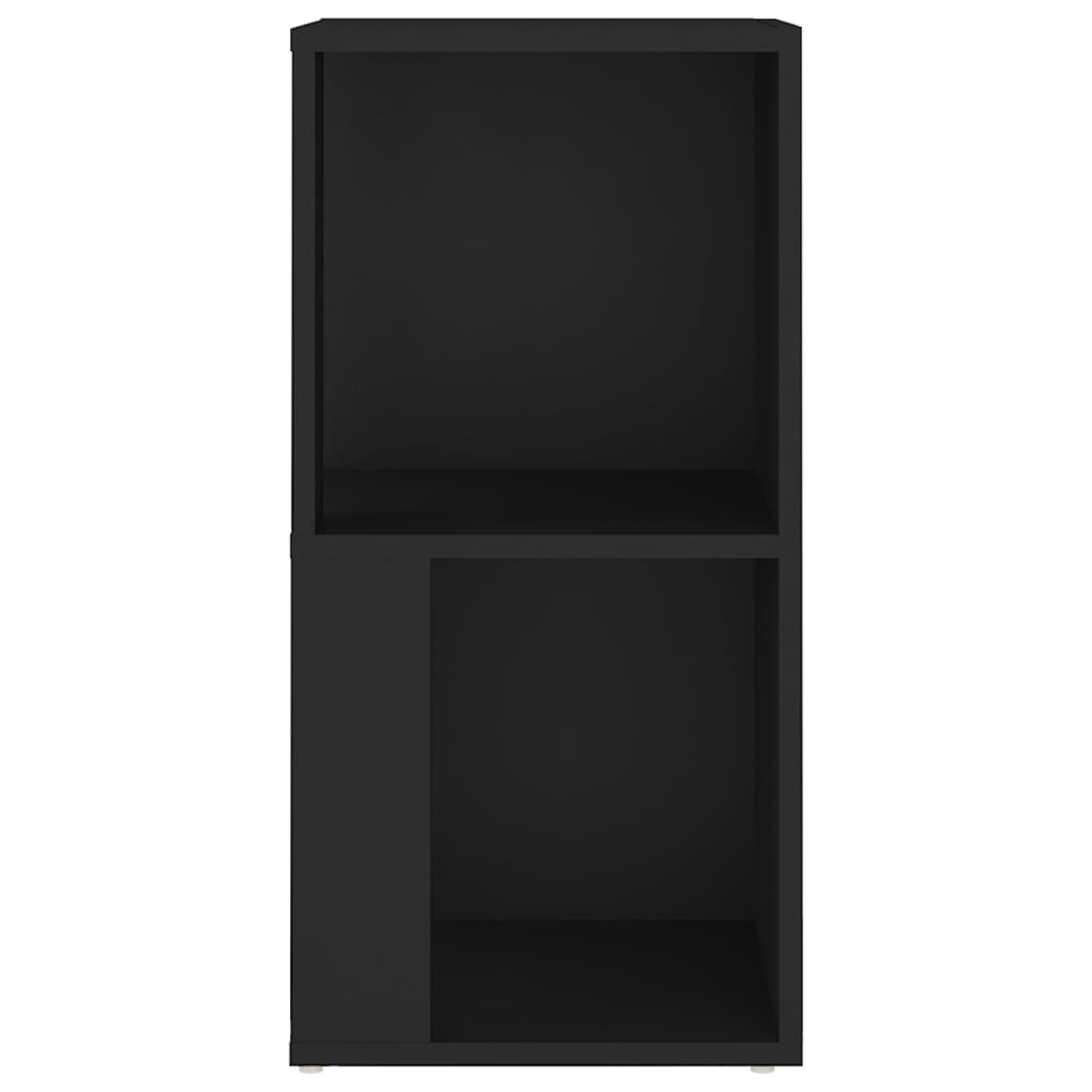 Armoire d'angle Noir 33x33x67 cm Bois d'ingénierie - XIOS