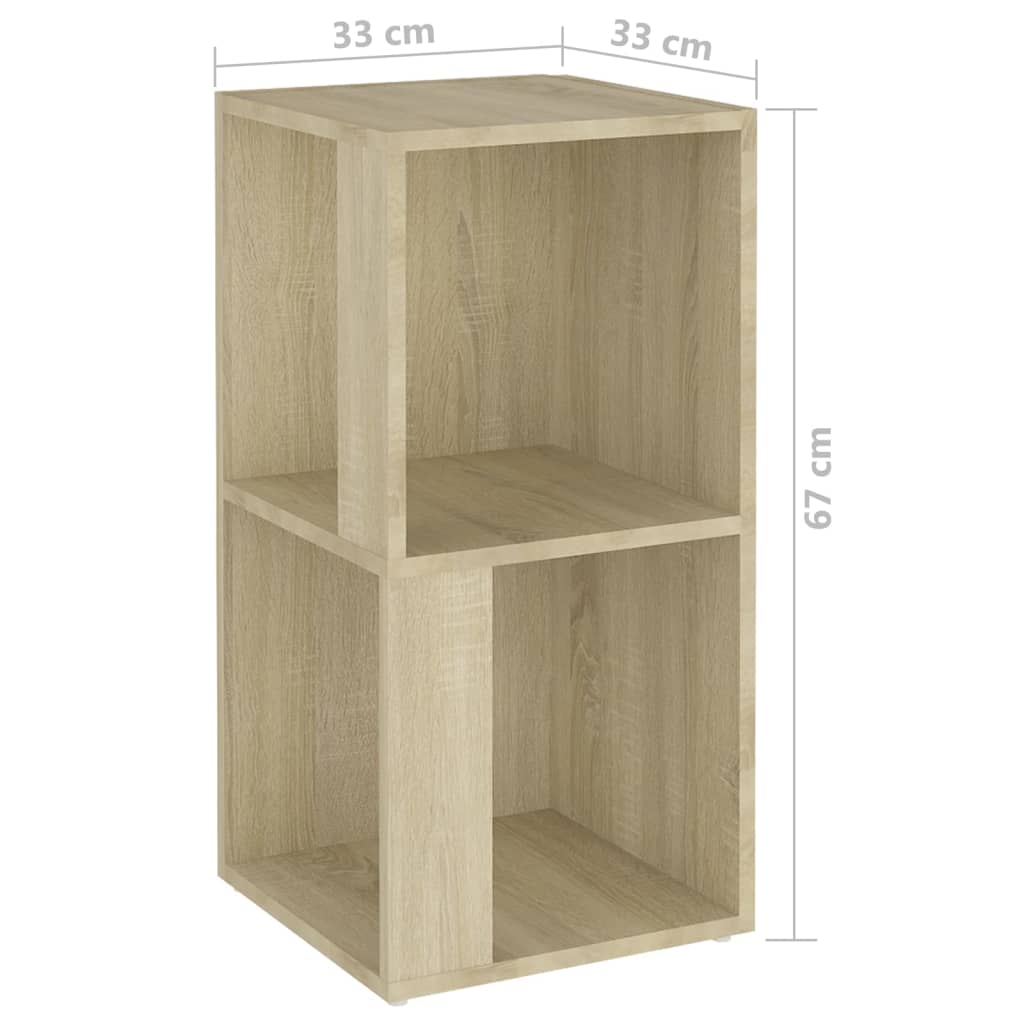 Armoire d'angle Chêne sonoma 33x33x67 cm Bois d'ingénierie - XIOS