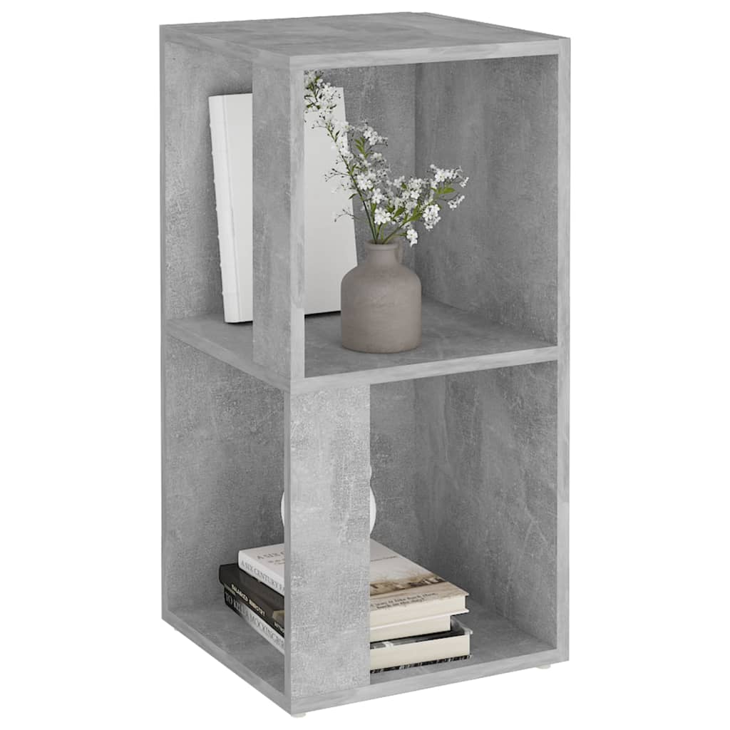 Armoire d'angle Gris béton 33x33x67 cm Bois d'ingénierie