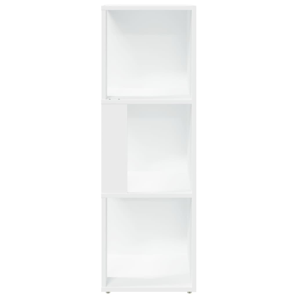 Armoire d'angle Blanc 33x33x100 cm Bois d'ingénierie