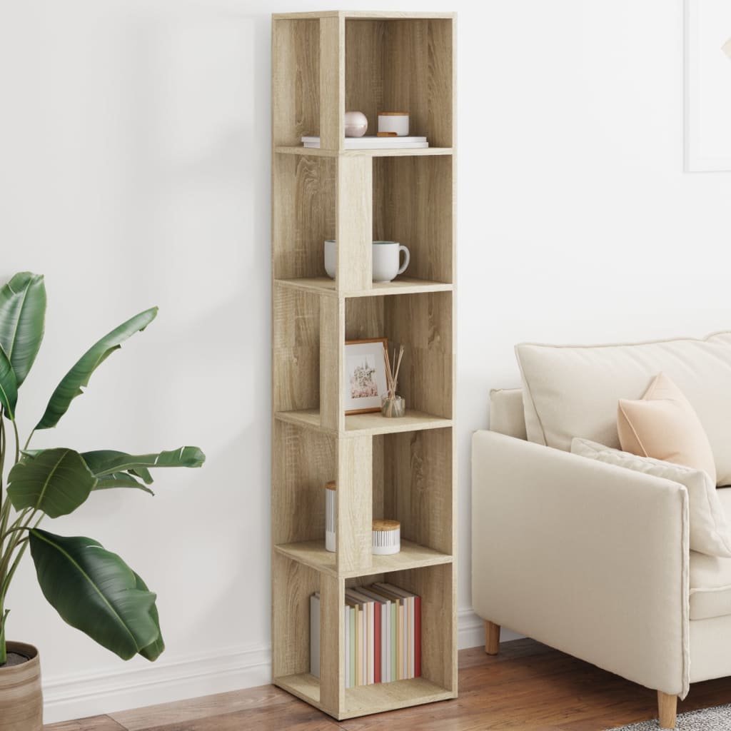 Armoire d'angle Chêne sonoma 33x33x164,5 cm Bois d'ingénierie
