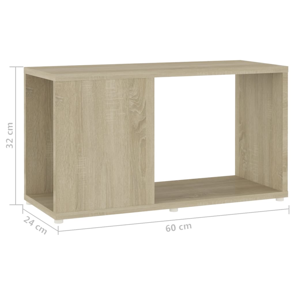 Meuble TV Chêne sonoma 60x24x32 cm Bois d'ingénierie - XIOS