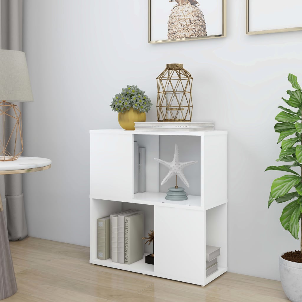 Bibliothèque Blanc 60x24x63 cm Bois d'ingénierie - XIOS
