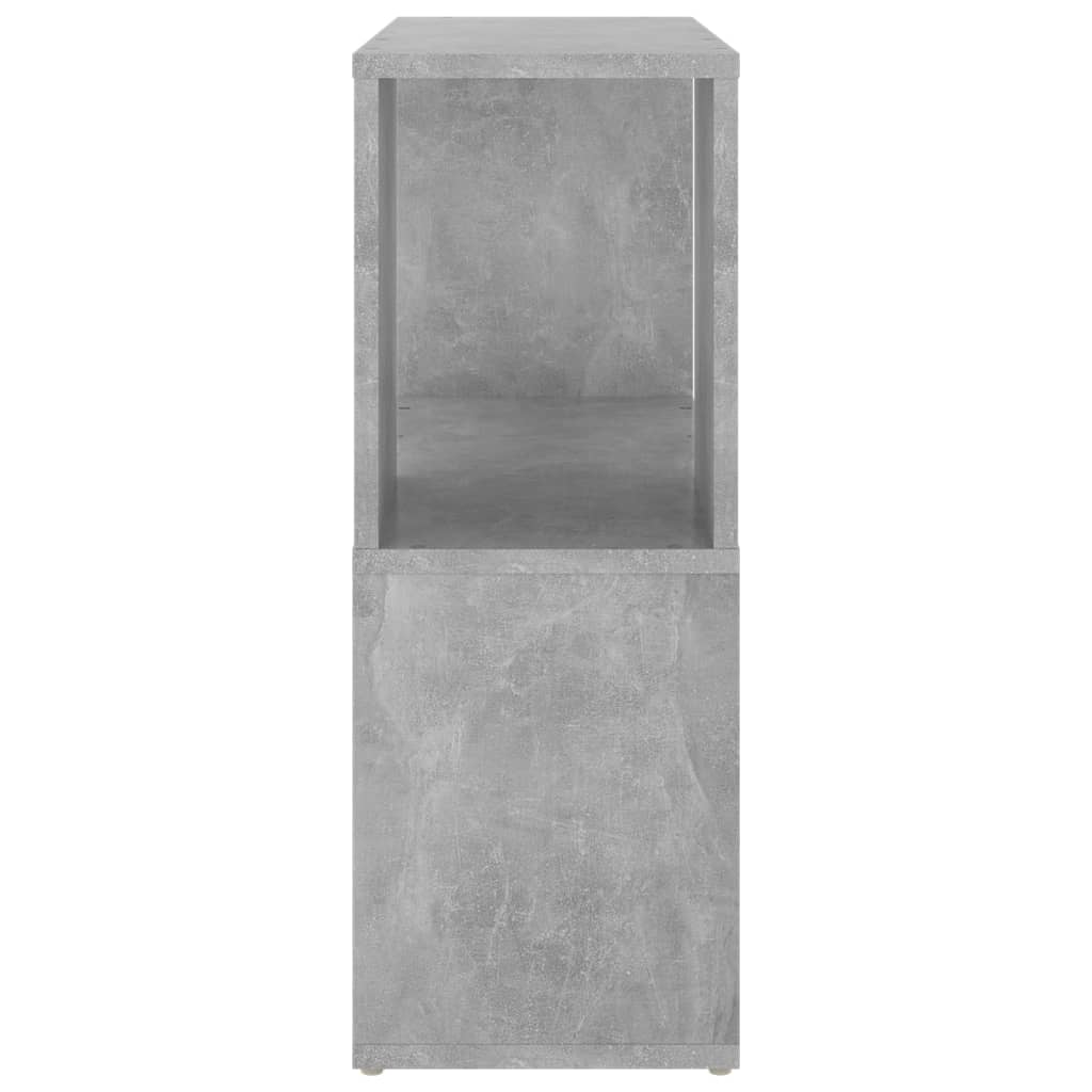 Bibliothèque Gris béton 60x24x63 cm bois d'ingénierie - XIOS