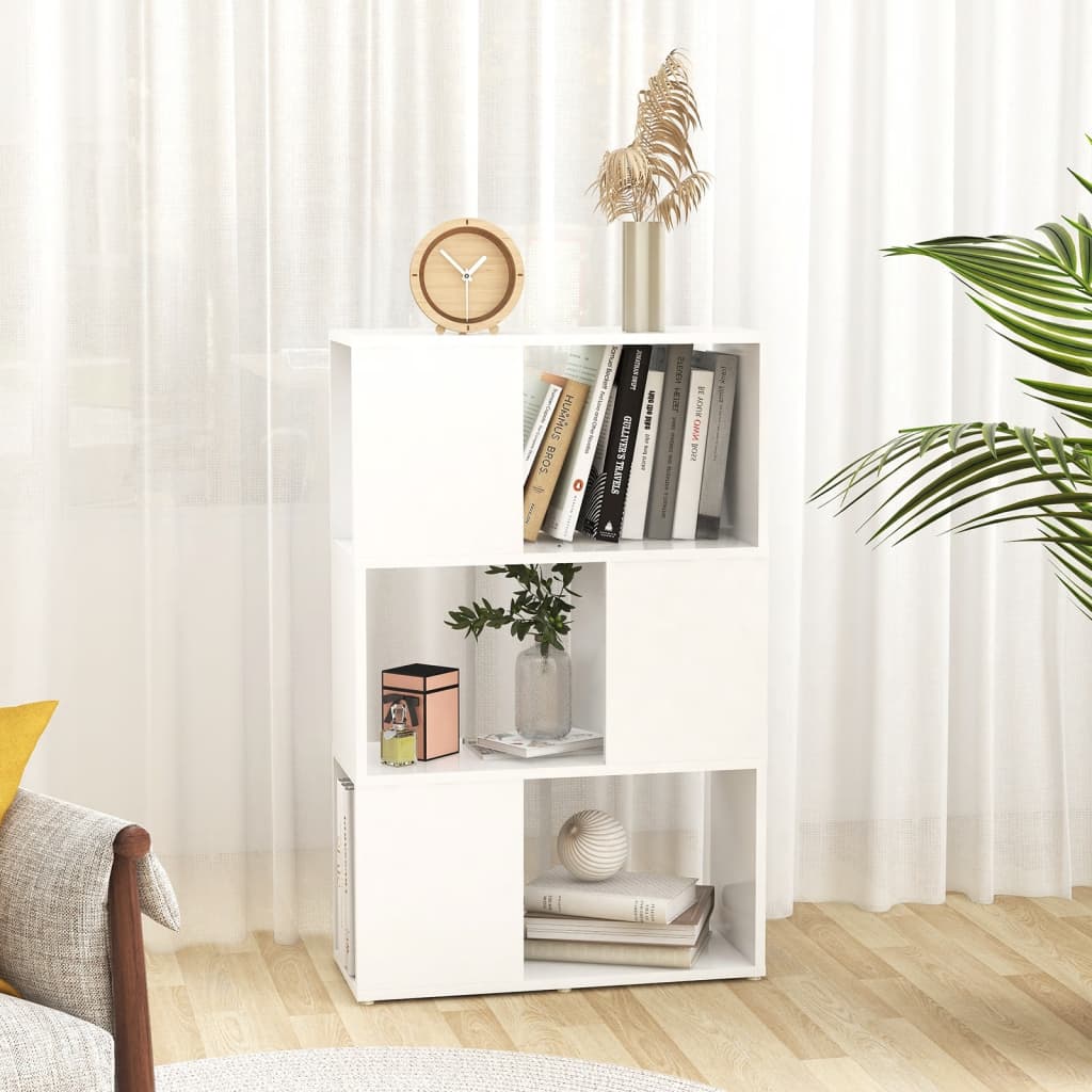 Bibliothèque/Séparateur de pièce Blanc 60x24x94 cm - XIOS