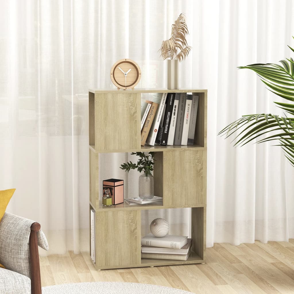 Bibliothèque/Séparateur de pièce Chêne Sonoma 60x24x94 cm - XIOS