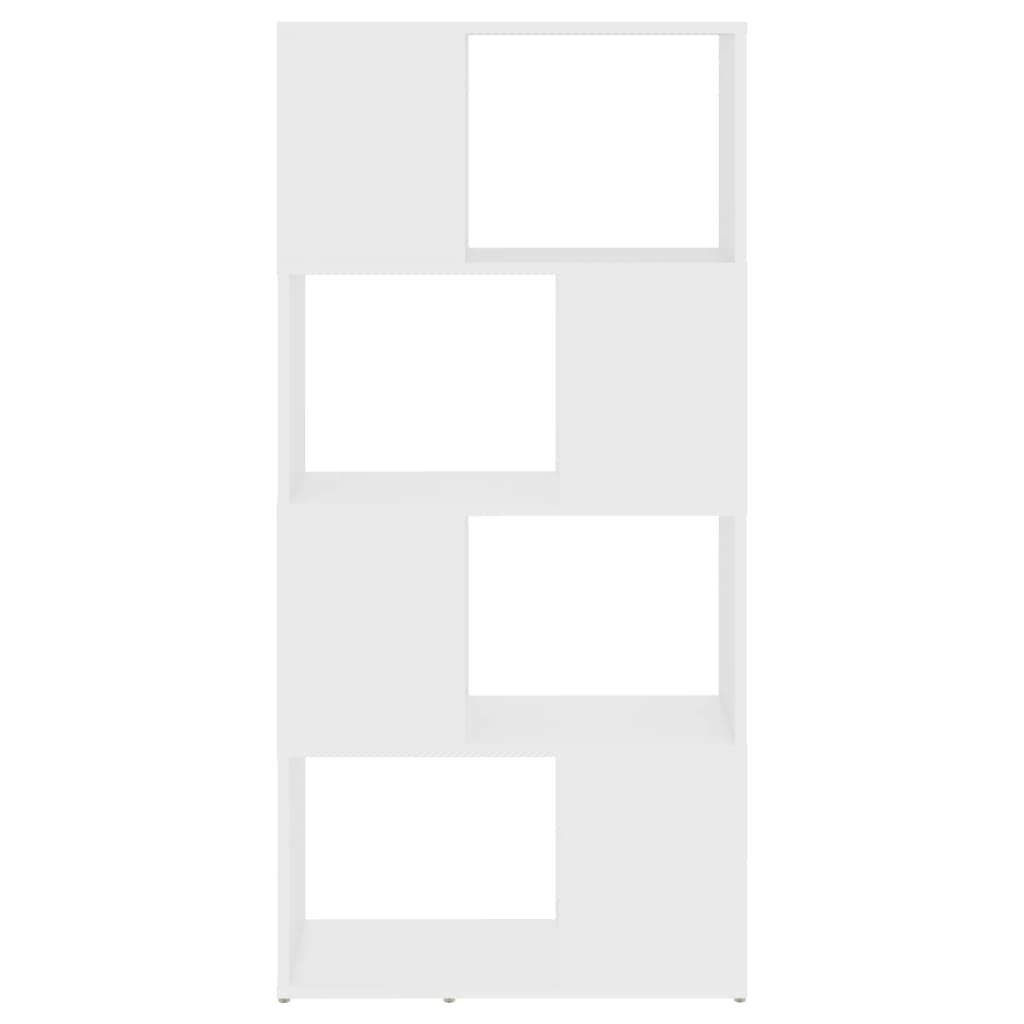 Bibliothèque/Séparateur de pièce blanc bois d'ingénierie - XIOS