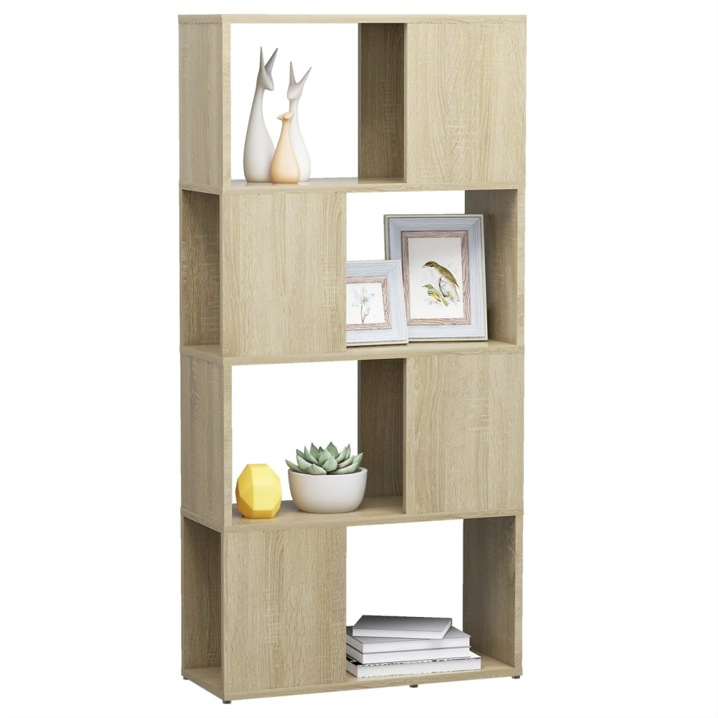 Bibliothèque/Séparateur de pièce Chêne Sonoma 60x24x124,5 cm - XIOS