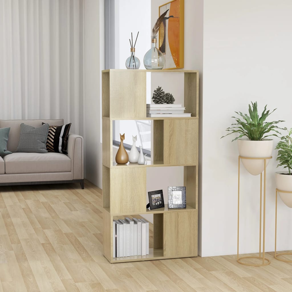 Bibliothèque/Séparateur de pièce Chêne Sonoma 60x24x124,5 cm - XIOS