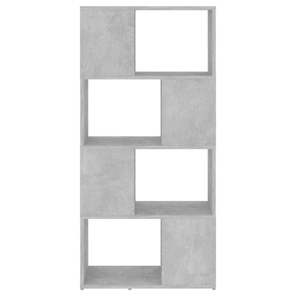 Bibliothèque/Séparateur de pièce Gris béton 60x24x124,5 cm - XIOS