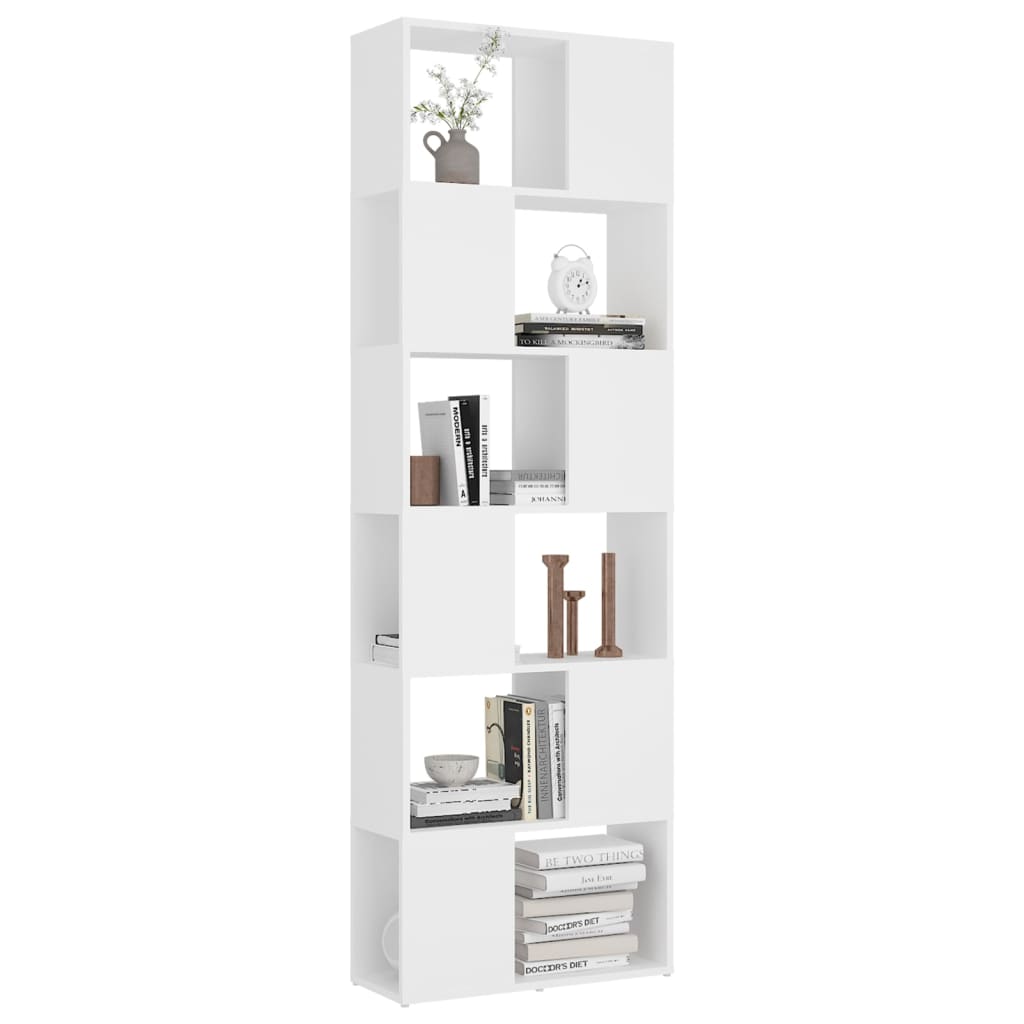 Bibliothèque/Séparateur de pièce Blanc 60x24x186 cm - XIOS