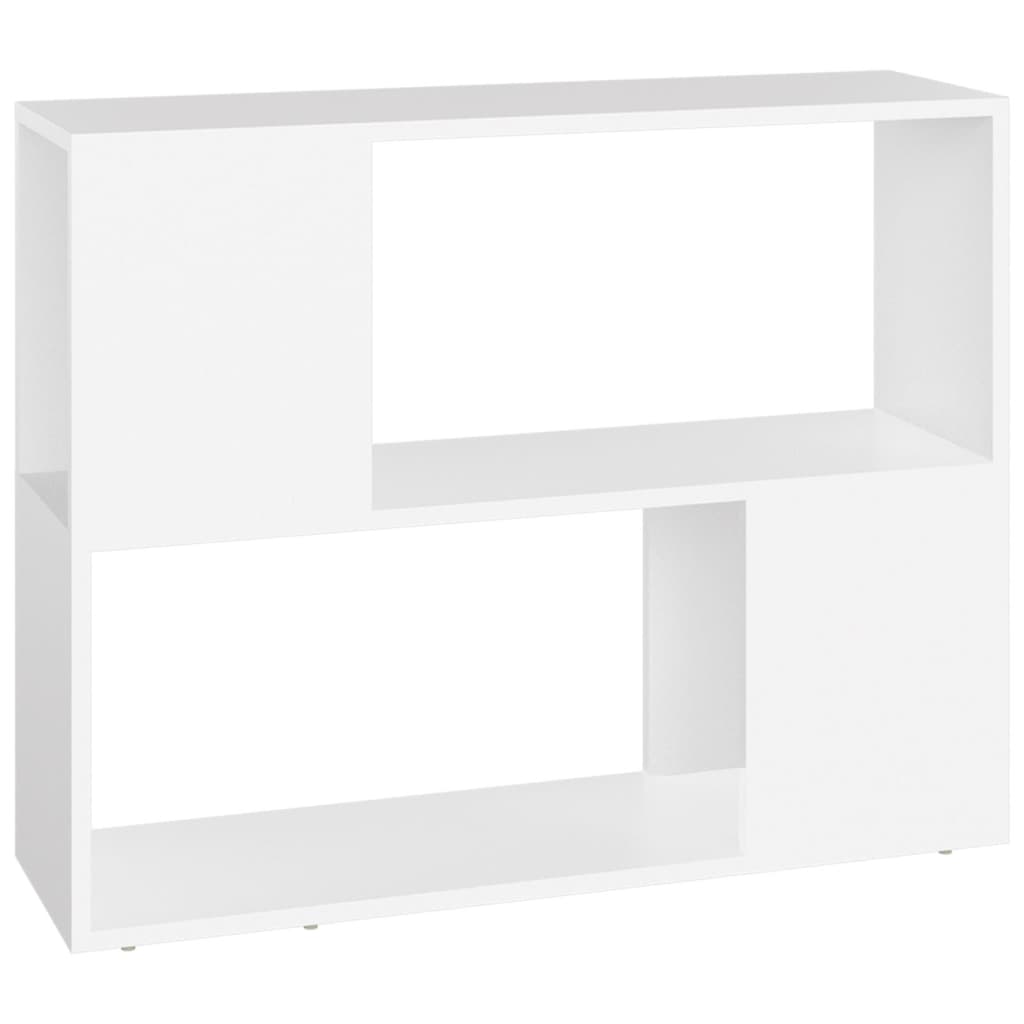 Meuble TV Blanc 80x24x63 cm Bois d'ingénierie - XIOS