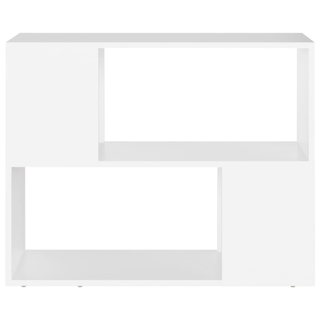 Meuble TV Blanc 80x24x63 cm Bois d'ingénierie - XIOS