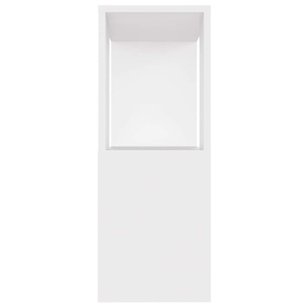 Meuble TV Blanc 80x24x63 cm Bois d'ingénierie - XIOS