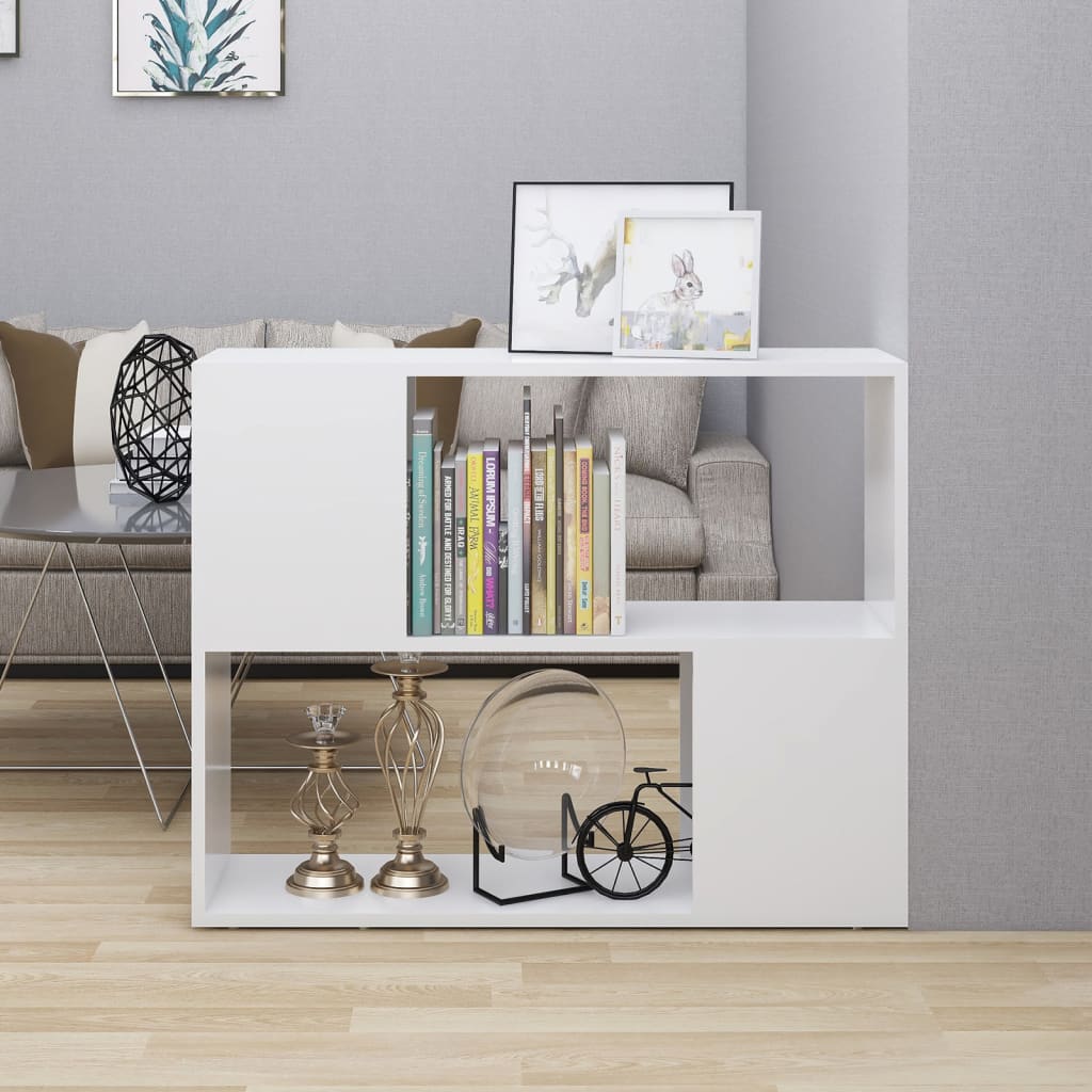 Meuble TV Blanc 80x24x63 cm Bois d'ingénierie - XIOS