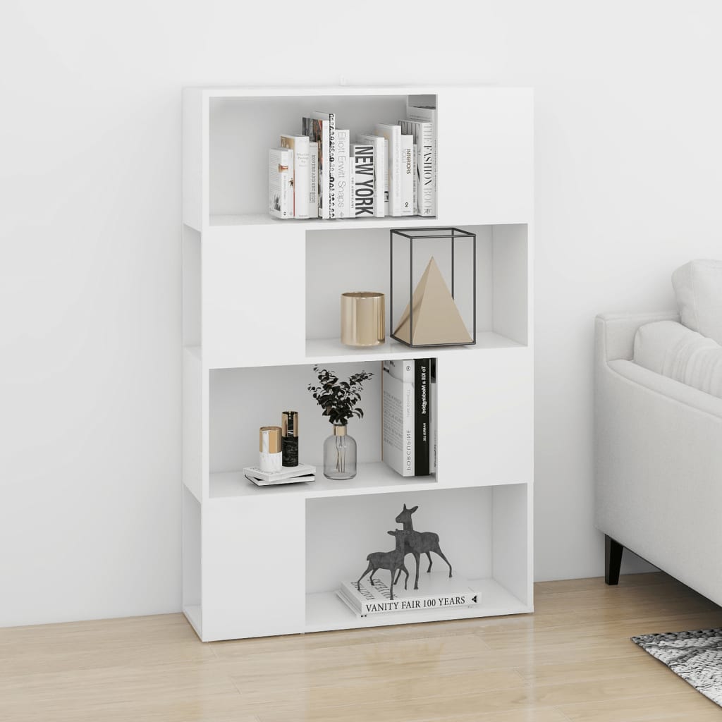 Bibliothèque/Séparateur de pièce Blanc Bois d'ingénierie - XIOS