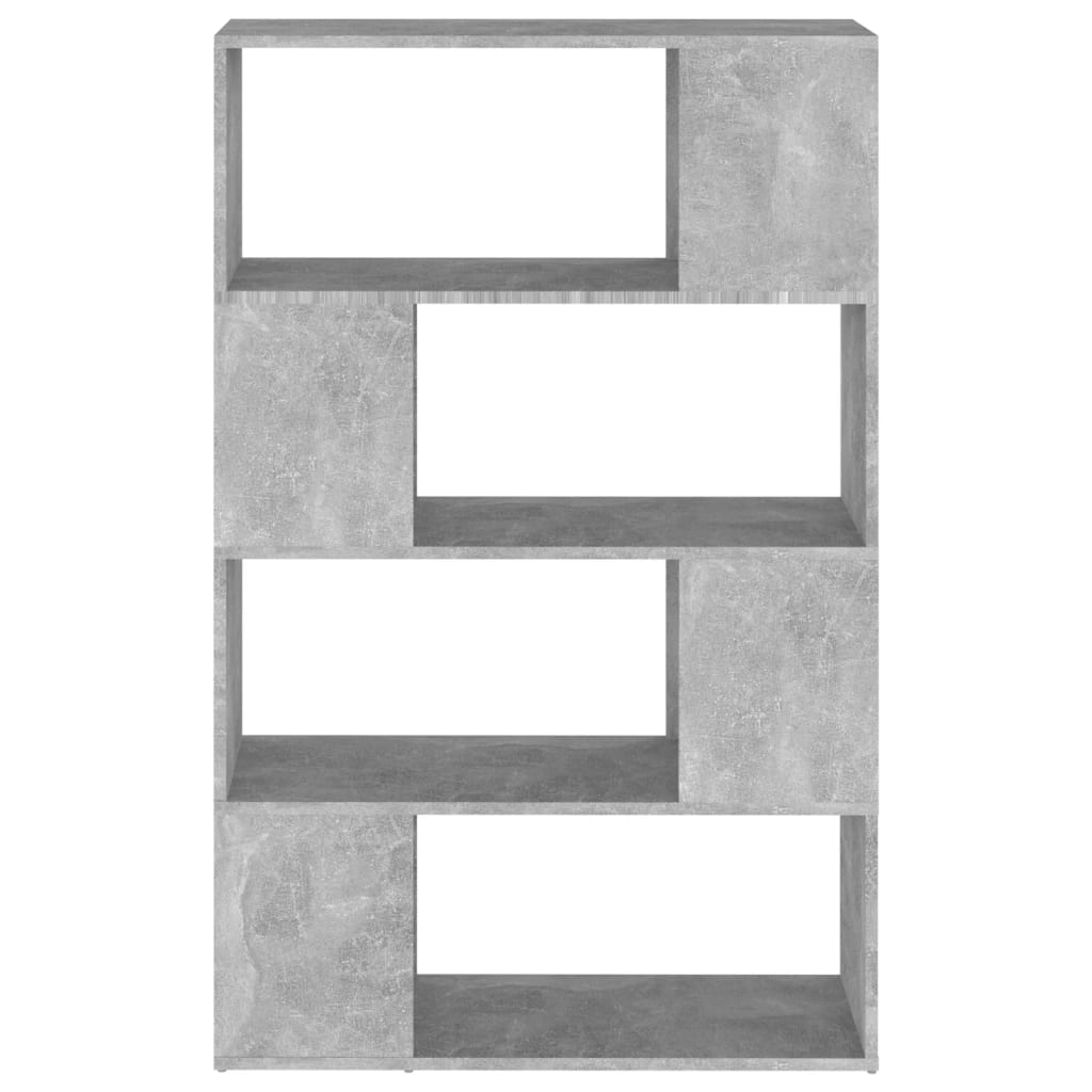 Bibliothèque/Séparateur de pièce Gris béton 80x24x124,5 cm - XIOS