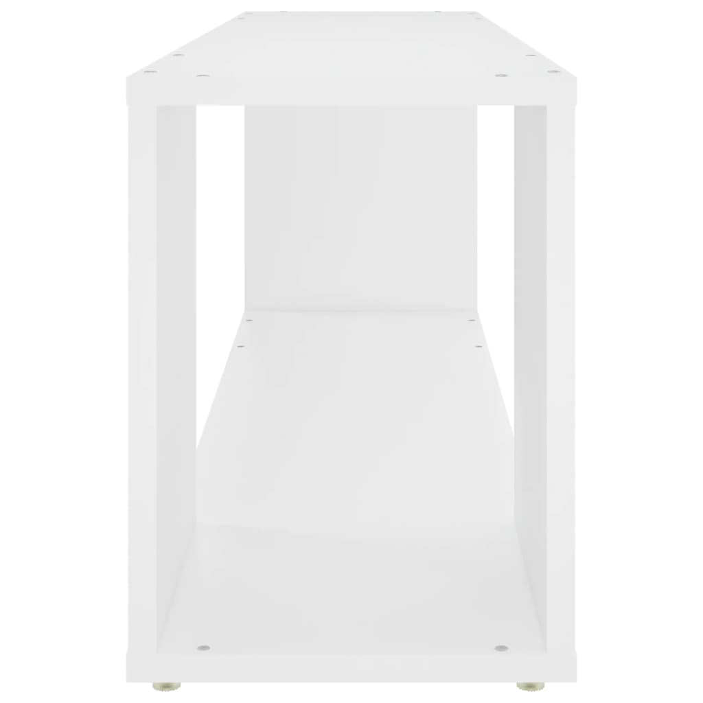 Meuble TV Blanc 100x24x32 cm Bois d'ingénierie Bibliothèques vidaXL