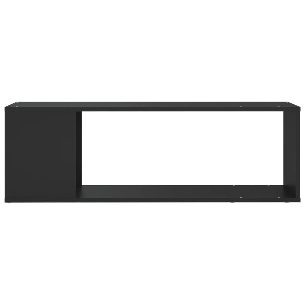 Meuble TV Noir 100x24x32 cm Bois d'ingénierie - XIOS