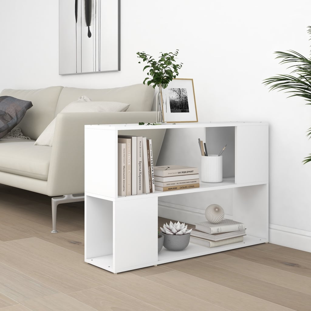 Bibliothèque Blanc 100x24x63 cm Bois d'ingénierie - XIOS