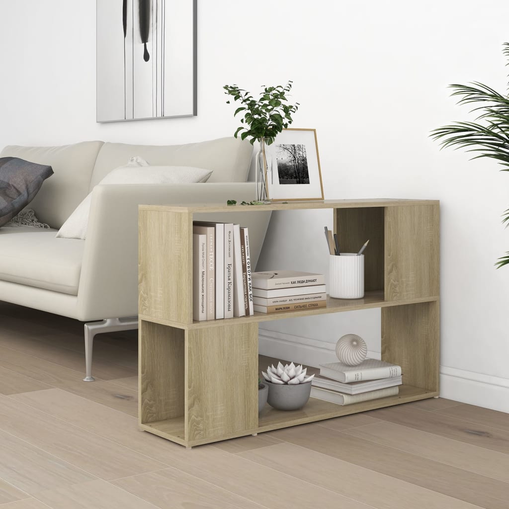Bibliothèque Chêne Sonoma 100x24x63 cm Bois d'ingénierie - XIOS