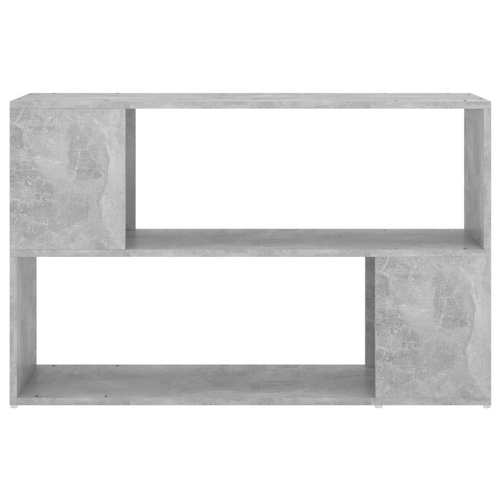 Bibliothèque Gris béton 100x24x63 cm Bois d'ingénierie - XIOS