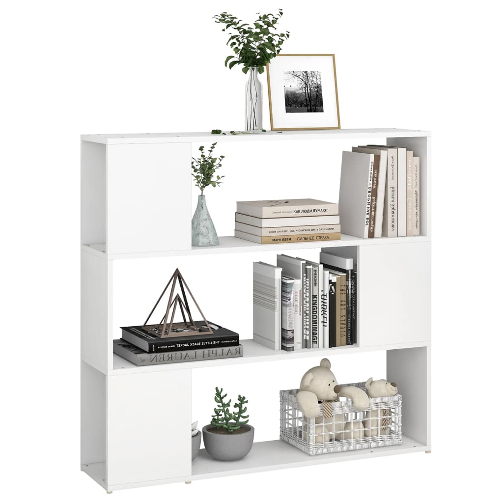Bibliothèque/Séparateur de pièce Blanc 100x24x94 cm - XIOS