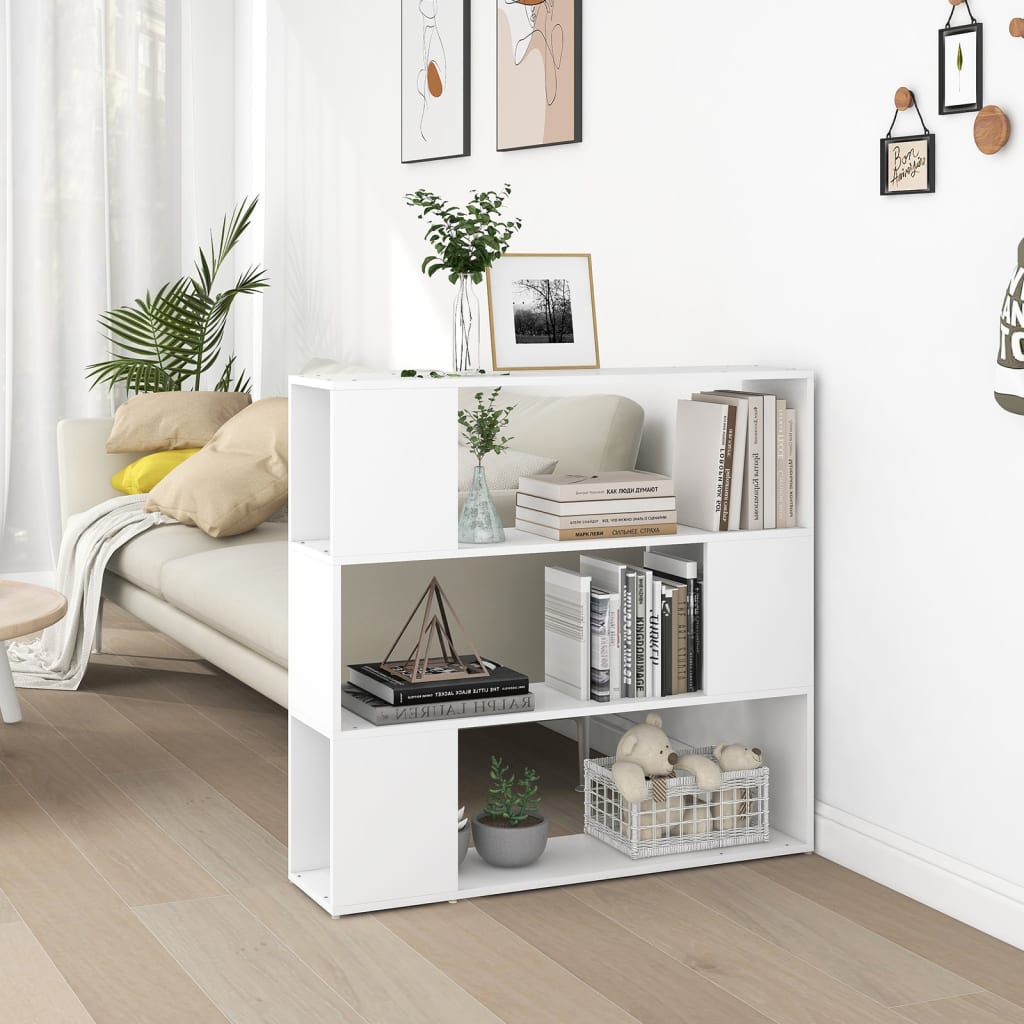 Bibliothèque/Séparateur de pièce Blanc 100x24x94 cm - XIOS