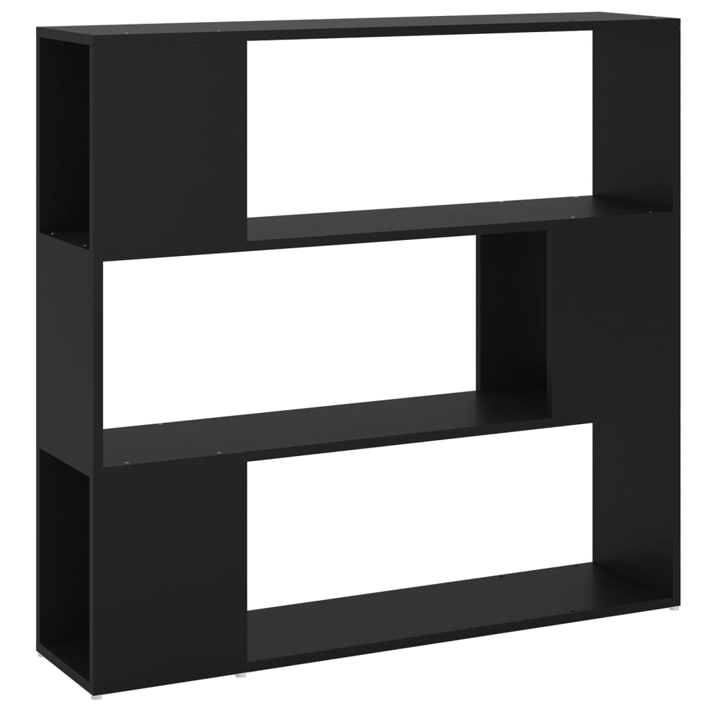 Bibliothèque/Séparateur de pièce Noir 100x24x94 cm - XIOS